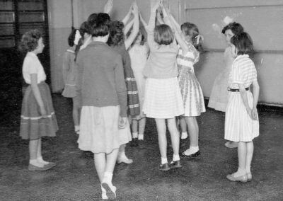Girls dancing in the hall