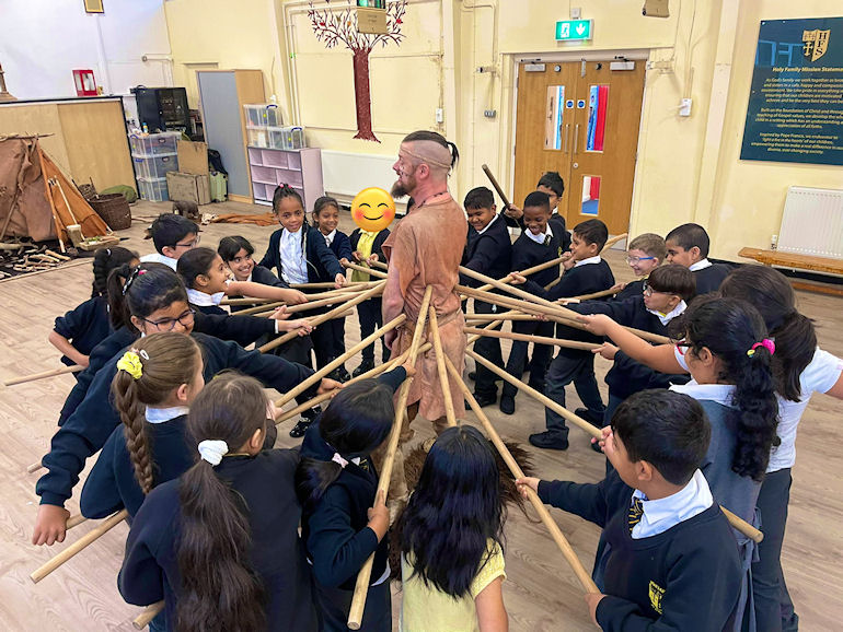 Year 3’s Stone Age Workshop